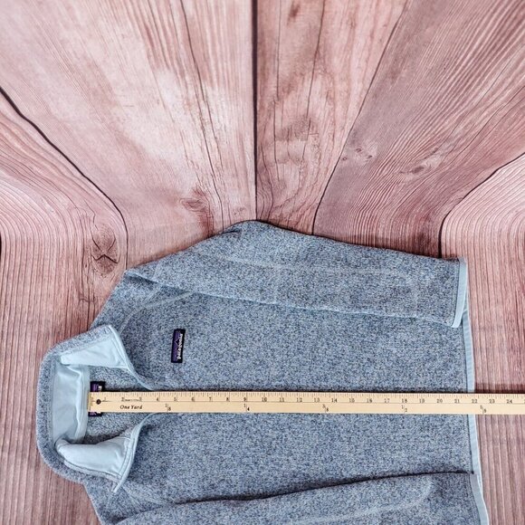 *READ* Patagonia Womens Size XXS Better Sweater 1/4 Zip Pullover Blue 25617 - Picture 15 of 15